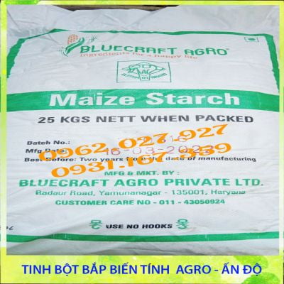 TINH BỘT BẮP BIẾN TÍNH AGRO